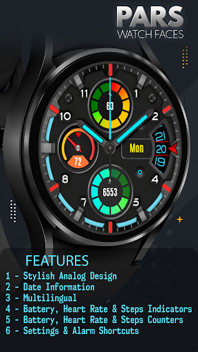 Pars Anatolia Analog Watchface Screen 3