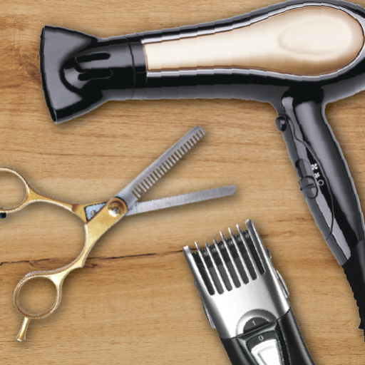 Barber tools - Prank logo