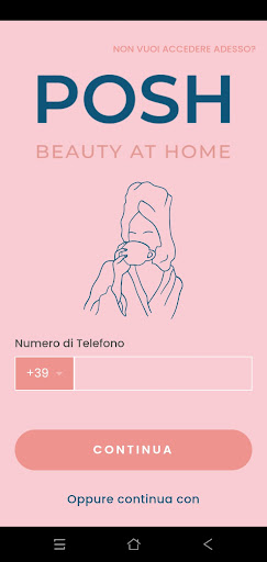 Android application Posh Beauty At Home screenshort