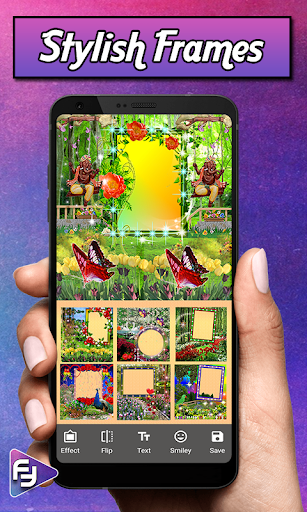 Android application Garden DP Photo Frames screenshort