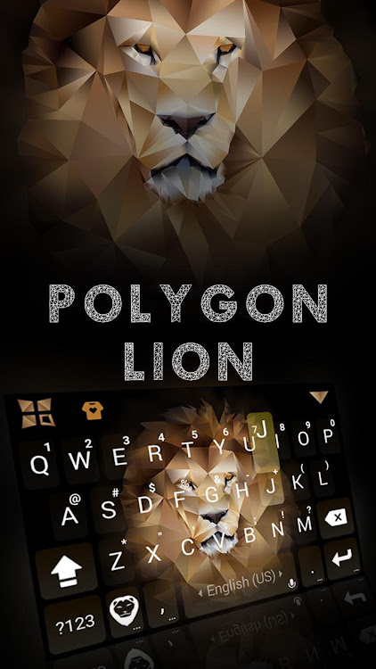 Polygon Lion Kika Keyboard - 6.0 - (Android)