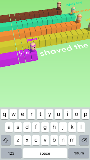 Type speed race Screen 3