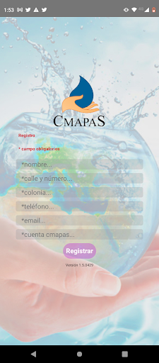 Android application CMAPAS screenshort