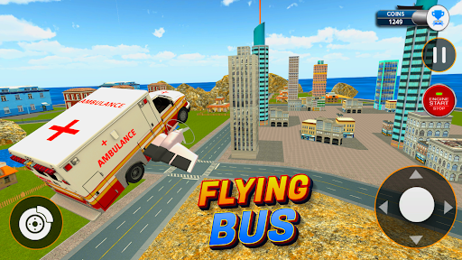 Flying City Bus Simulator 2024 Screenshot 3 - AppWisp.com