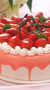 Strawberry Cake Wallpaper
