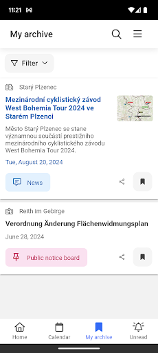 News - whats happening Screen 3