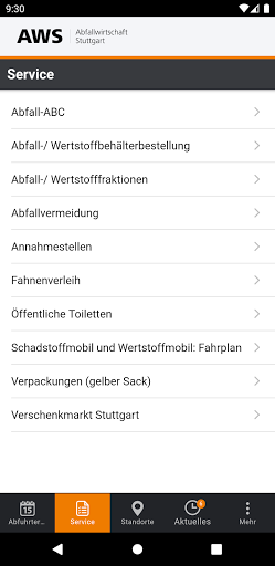 Abfallwirtschaft Stuttgart Screen 2