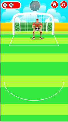 Penalty football - Screenshot 1