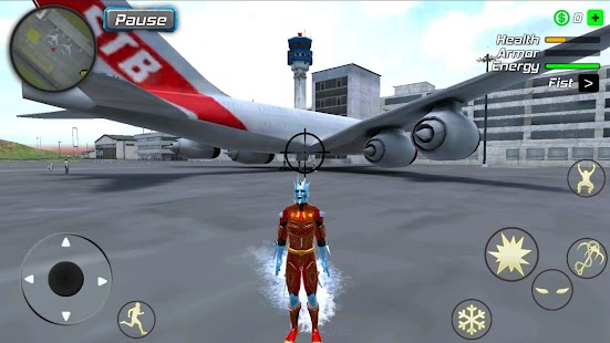 Snow Storm Superhero Screenshot