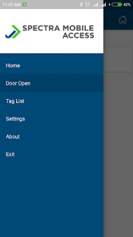 Spectra Access Card screenshot 2