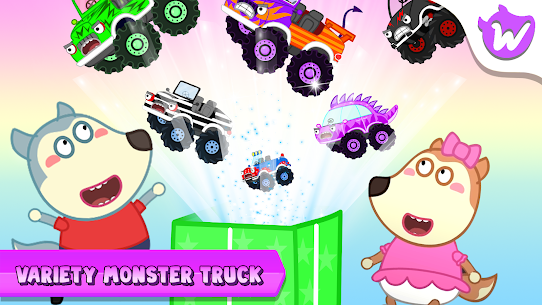 Wolfoo Monster Truck Police v1.0.2 MOD APK (Unlimited Money) Free For Android 1