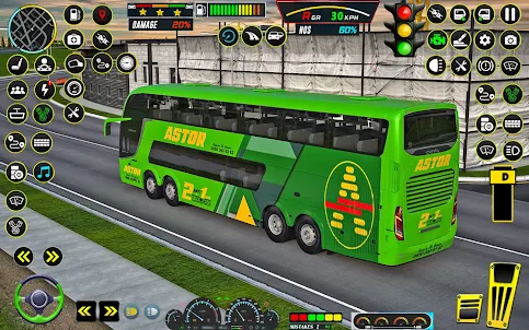 巴士駕駛遊戲 - 長途客車