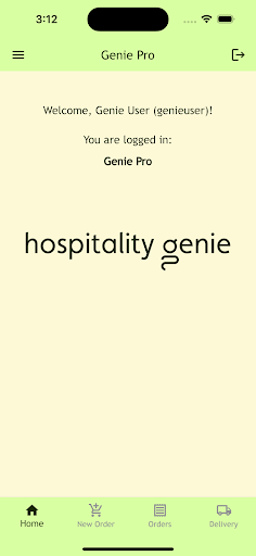 Android application Genie Pro screenshort