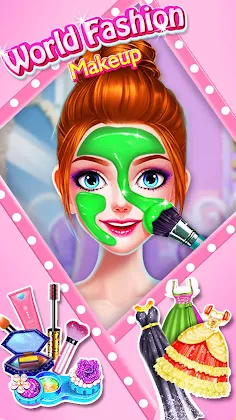 World Princesses Makeup Travel - Screenshot 4