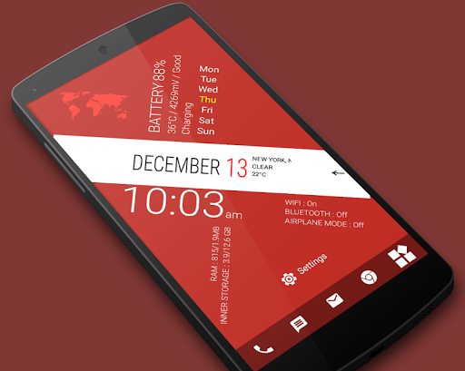 Screenshot of Angle Launcher 2 - App lock