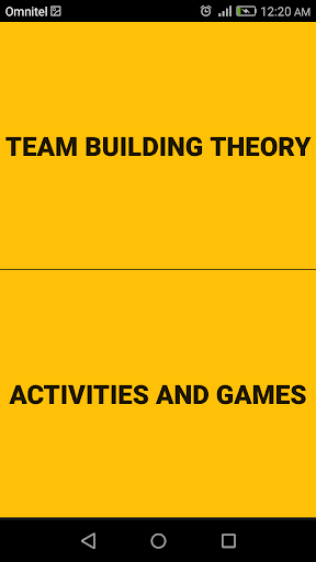 Team building games exercises