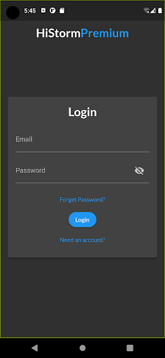 Android application HiStorm Premium screenshort