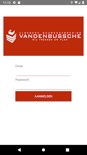Android application Vandenbussche screenshort