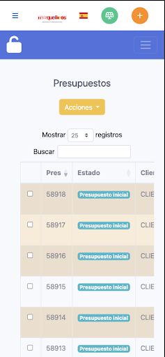 Android application Masquelibros screenshort