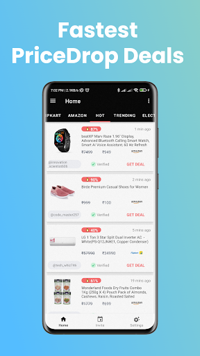 Android application Swift Deals screenshort