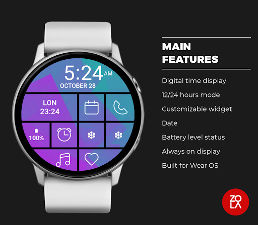 Cold Tile Watch Face Screen 2