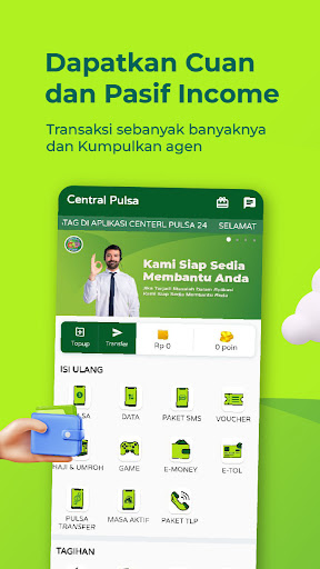 Android application CENTRAL PULSA 24 screenshort