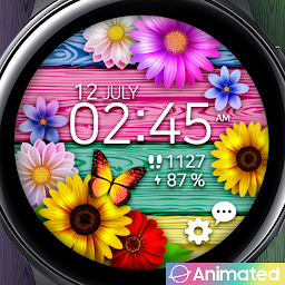 Image de l'icône Colorful Flower_Watchface
