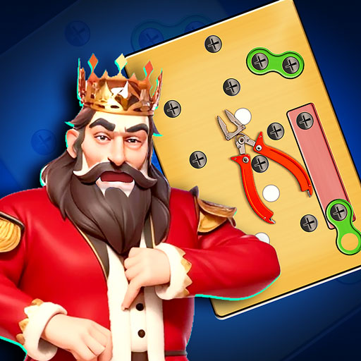 Save the King Nuts Bolts Game logo