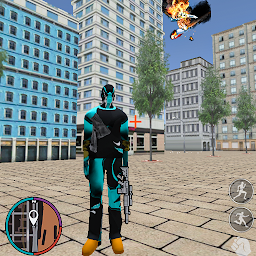 Gangster crime Rope SuperHero Mod Apk