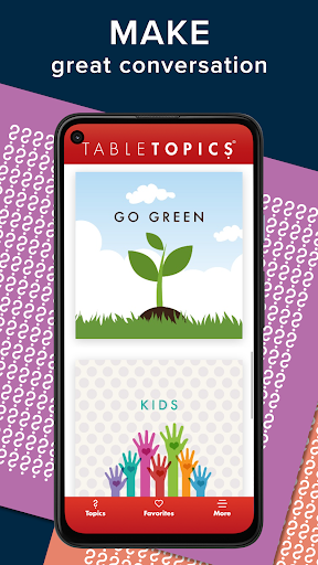 Android application TableTopics: The App screenshort