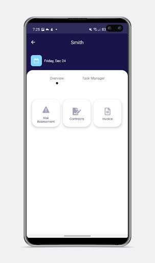 Pocket Manager Clients Screen 2