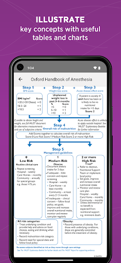 Screenshot of Oxford Handbook of Anesthesia