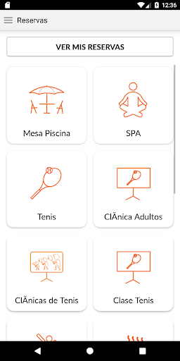 Android application Club Campestre Altos del Chica screenshort