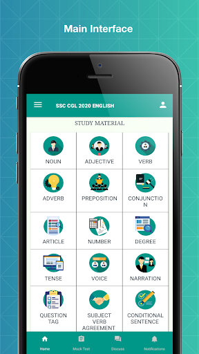 Android application SSC CGL 2020 English screenshort