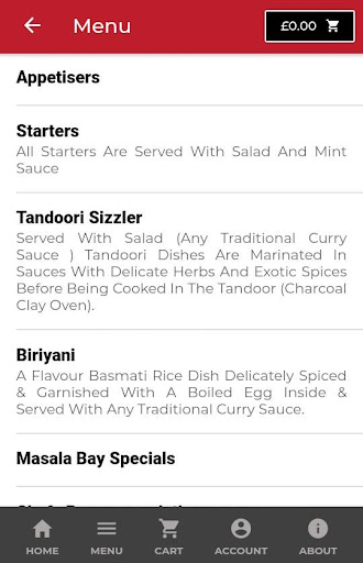Masala Bay Screen 2