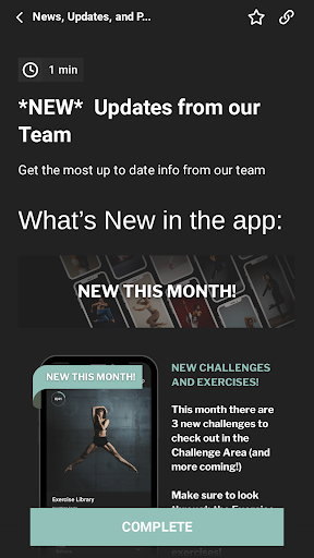 The Dance Process Screen 2