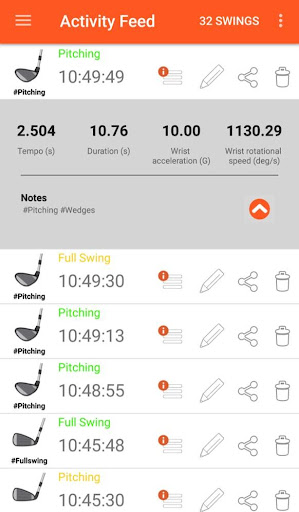Screenshot of Trueshot Swing Tempo