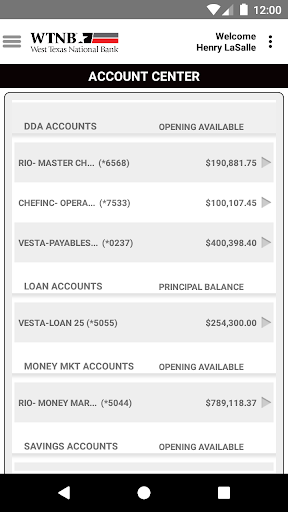 WTNB BUSINESS Screen 2