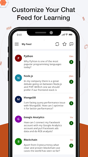 Android application LearnOnChat with Experts & AI screenshort