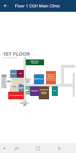 CGH Medical Center Clinics Screen 3