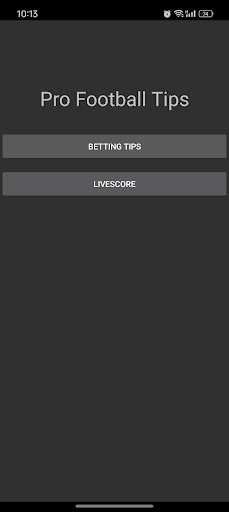 Android application Pro Football Predictions screenshort