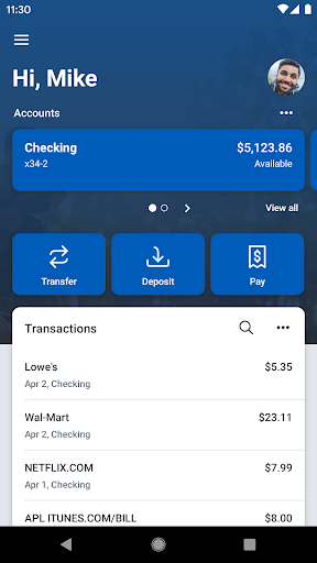 Planters First Banking Screen 2