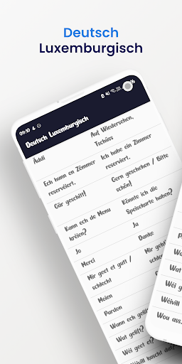 Android application Deutsch - Luxemburgisch screenshort