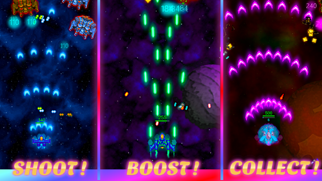 Space Shooter 2022 - Sky RPG‏ 1.5.2 APK + Mod (Unlimited money) إلى عن على ذكري المظهر