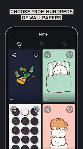 Android application Kawaii Wallpaper: Cute 배경화면 screenshort