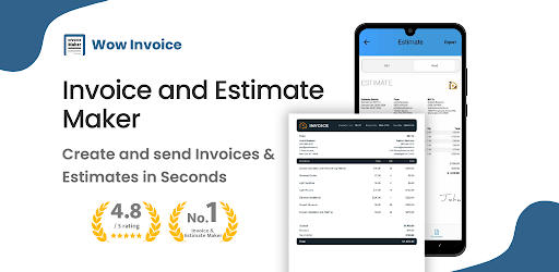 Android application Invoice Maker and Estimate App screenshort