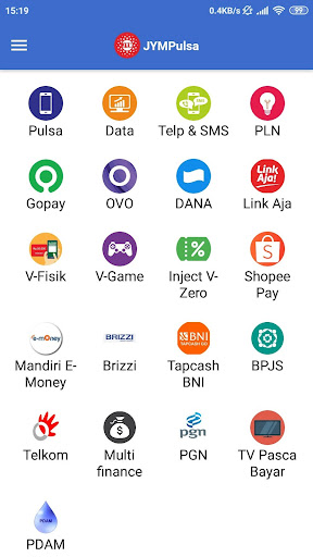 JYMPulsa : Agen pulsa paket da Screen 2