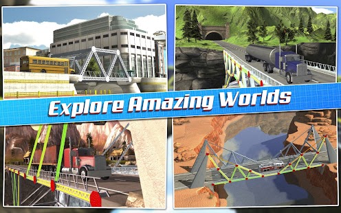 Bridge Construction Simulator Captura de pantalla