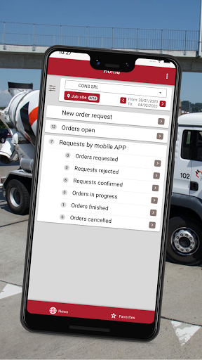 Android application HolcimBeton screenshort