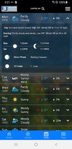 KCWY News 13 Weather Screen 3